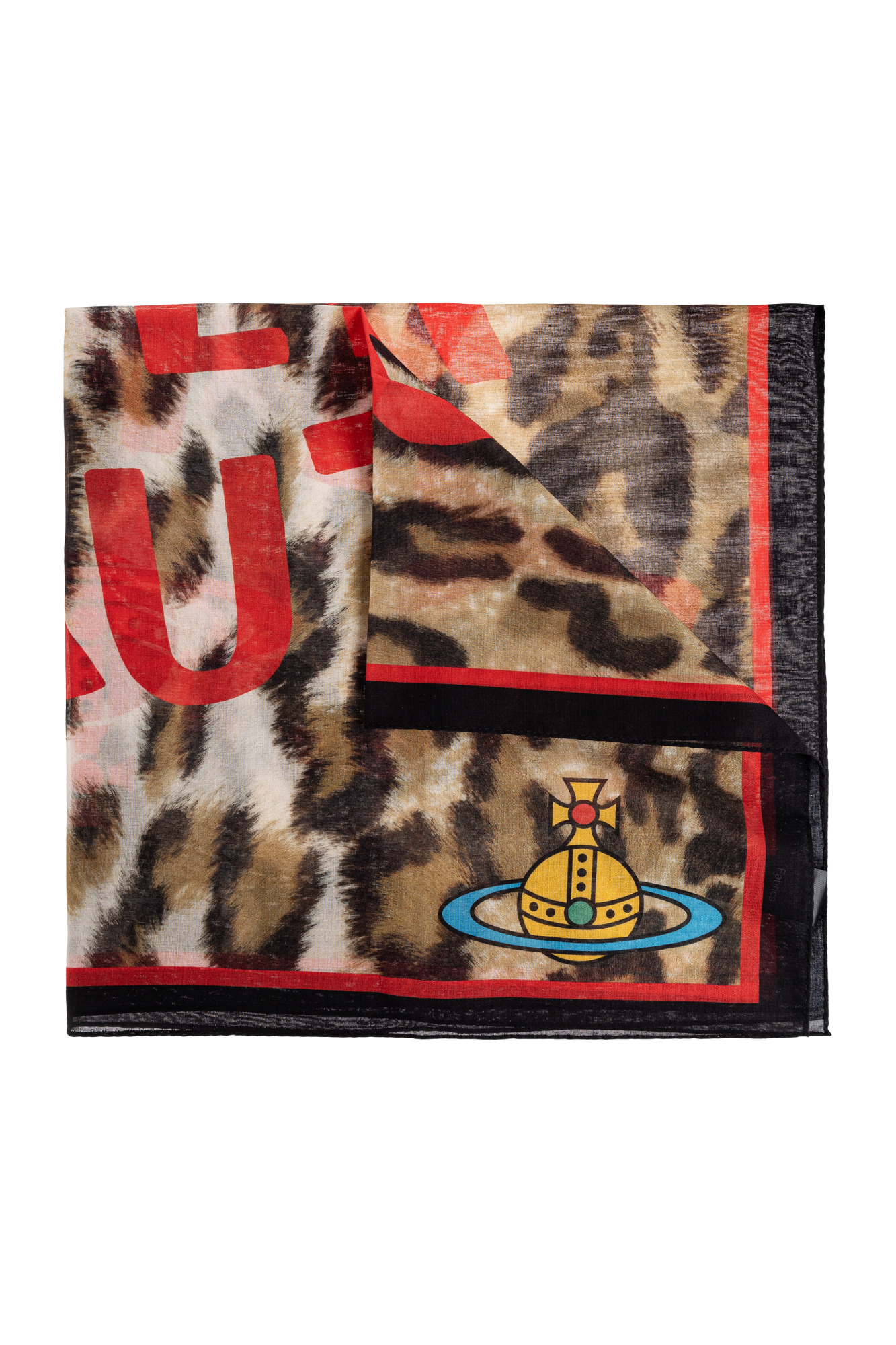 小物 Vivienne Westwood fooded scarf Vivienne Westwood EMBROIDERED LOGO SCARF 81030007 W00Q7 G401